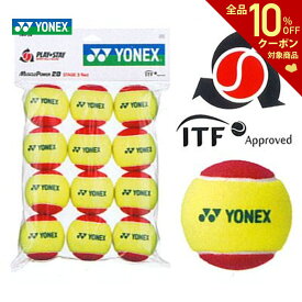 YONEX（ヨネックス）「マッスルパワーボール20（STAGE3 RED） TMP20（12個入り）」キッズ/ジュニア用テニスボール