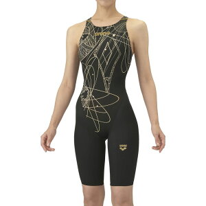 アリーナ ARENA 水泳水着 レディース レーシングワンピーススパッツ(オープンバック・ハーフレッグ) AS5FRC20L