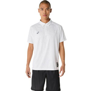 アシックス asics マルチSPウェア ユニセックス ドライグラフィックボタンダウンポロシャツ 2031E992-100 2025SS