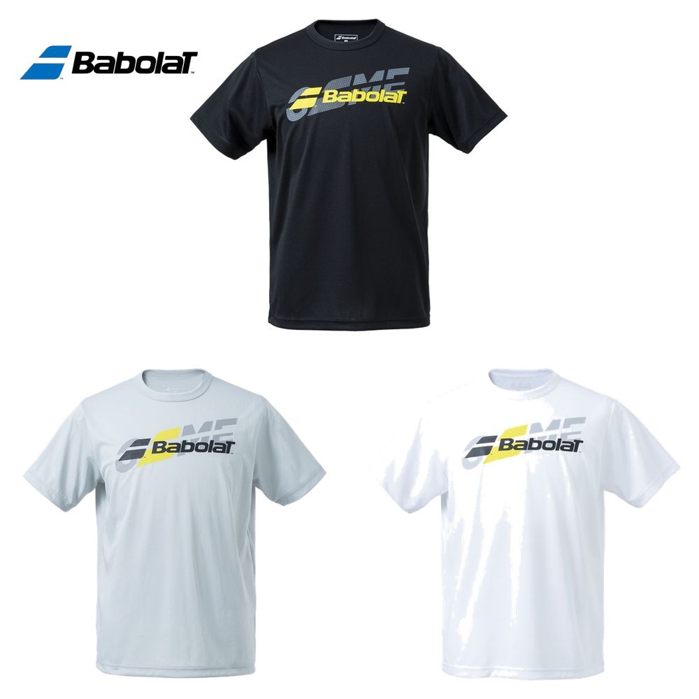 バボラ Babolat テニスウェア メンズ ピュア ショートスリーブシャツ PURE SHORT SLEEVE SHIRT BUP2553 2022FW