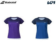 バボラ Babolat バドミントンウェア レディース クラブ ショートスリーブシャツ CLUB SHORT SLEEVE SHIRT…