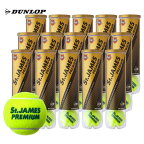 【365日出荷】「あす楽対応」DUNLOP(ダンロップ)「St.JAMES Premium(セントジェームス プレミアム)（15缶/60球)」テニスボール 『即日出荷』