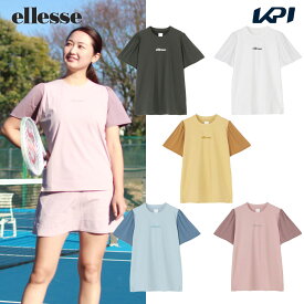 エレッセ Ellesse テニスウェア レディース GS 1st Tour S/S Shirt 半袖Tシャツ EW024110AS 2024SS