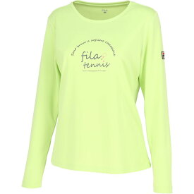 フィラ FILA テニスウェア レディース グラフィック長袖Tシャツ VL2817 2024SS