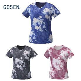 ゴーセン GOSEN テニスウェア レディース ゲームシャツ T1961 2019FW