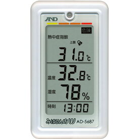 ハタ HATAS マルチSP設備用品 クラシ環境温室度計 ミハリン坊W AD5687