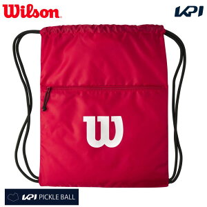 �E�C���\�� Wilson �s�b�N���{�[���o�b�O�E�P�[�X PICKLEBALL DRAW STRING BAG ���b�h WR8908101001