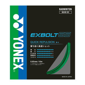 ���l�b�N�X YONEX �o�h�~���g���K�b�g�E�X�g�����O �G�N�X�{���g65 EXBOLT 65 �P�� BGXB65