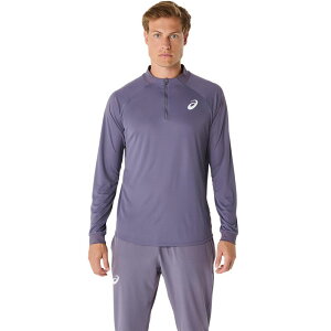 AVbNX asics ejXEFA Y MATCH LS 1/2 ZIP TOP 2041A321 2025SS