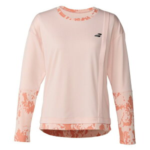 �o�{�� Babolat �e�j�X�E�F�A ���f�B�[�X PLAY LONG SLEEVE SHIRT LOOSE FIT �����O�X���[�u�V���c ���[�Y�t�B�b�g BWP6520 2026SS