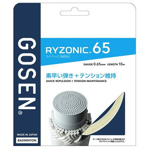 �S�[�Z�� GOSEN �o�h�~���g���K�b�g�E�X�g�����O ���C�]�j�b�N 65 RYZONIC 65�@200m���[�� BSRY652