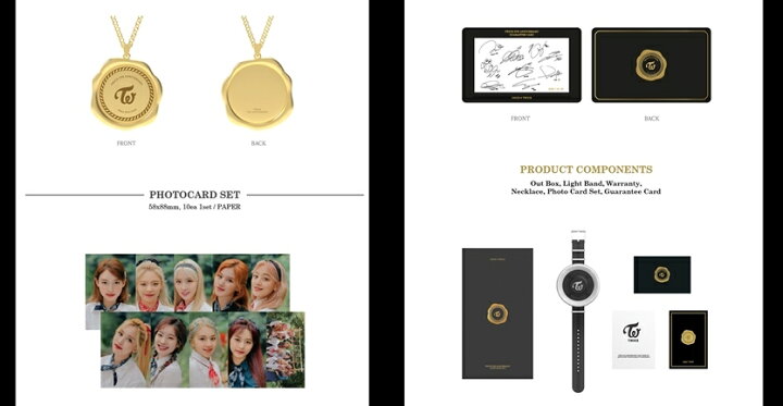 楽天市場】TWICE LIGHT BAND KIT & CUSTOM KIT【TWICE 5TH ANNIVERSARY 