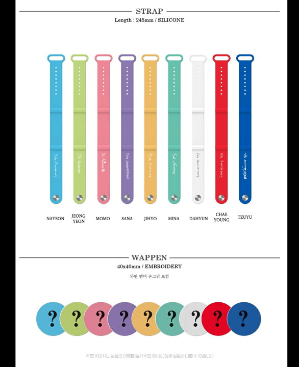 楽天市場】TWICE LIGHT BAND KIT & CUSTOM KIT【TWICE 5TH ANNIVERSARY 