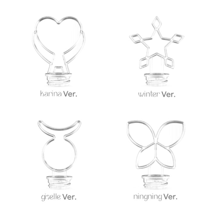 楽天市場】aespa カスタムエンブレム OFFICIAL FANLIGHT CUSTOM EMBLEM  