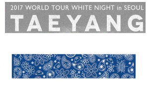TAEYANG - TOWEL / OFFICIAL MD BIGBANG 2017 WORLD TOUR WHITE NIGHT IN SEOUL / �^�I�� SOL �e����