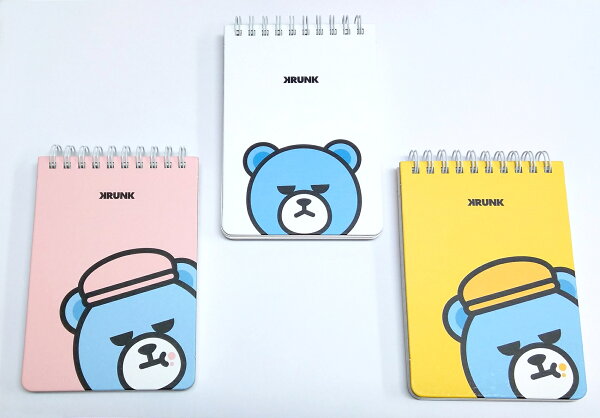 KRUNK×BIGBANG メモ / MEMO NOTE 3種選択別 BB クランク メモ帳