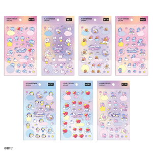 BT21 Dream baby pastel clear sticker / h[ pXeNAXebJ[