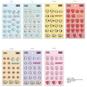 BT21 CHUBBY STICKER / ՂXebJ[