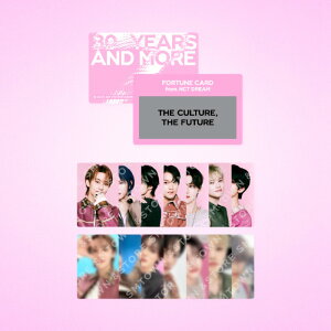 NCT DREAM - TRADING CARD FORTUNE SCRATCH CARD SET [SMTOWN LIVE 2025] / �t�H�[�`�����X�N���b�`�J�[�h �g���J �h���[��
