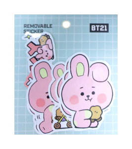 BT21 COOKY REMOVABLE STICKER / XebJ[ 8