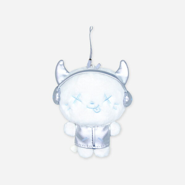 aespa -FANLIGHT DOLL KEY RING (SILVER ver.) / 2025-26 LIVE TOUR [SYNK : aeXIS LINE] OFFICIAL MD / エスパ ペンライトドール キーリング