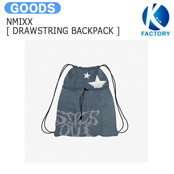 NMIXX ポップアップ DRAWSTRING BACKPACK