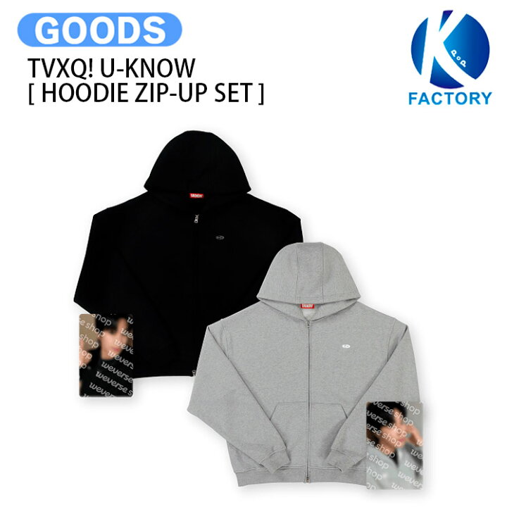 楽天市場】TVXQ! U-KNOW [ HOODIE ZIP-UP SET ] I-KNOW MD / パーカー 