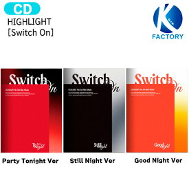送料無料 HIGHLIGHT PHOTO BOOK ver [ Switch On ] 3種選択 The 5th Mini Album / ハイライト アルバム / 韓国音楽チャート反映 KPOP / 1次予約