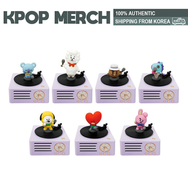 楽天市場】送料無料 [BT21 公式グッズ] BT21 TURNTABLE BLUETOOTH  