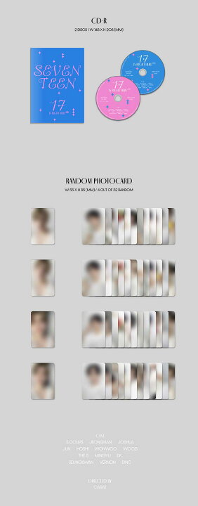楽天市場】【WEVERSE GV 特典】 (DEAR Ver RANDOM) SEVENTEEN 