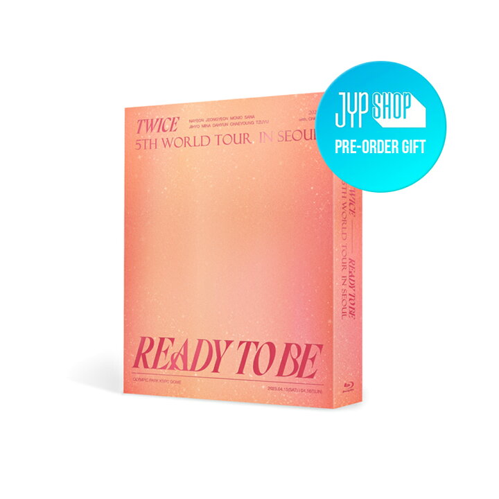 楽天市場】【JYP 特典選択】 TWICE 5TH WORLD TOUR [READY TO BE] IN  