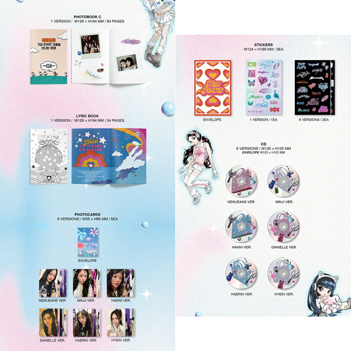 楽天市場】NewJeans 2nd EP Get Up Bunny Beach Bag ver. RANDOM[7月21 