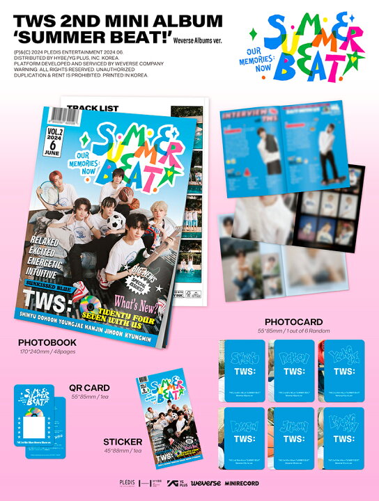 楽天市場】【WEVERSE 特典選択】 PHOTOBOOK Ver 2種 / Weverse albums 