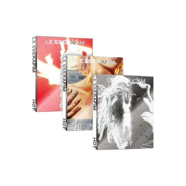 楽天市場】LE SSERAFIM - HOT / アルバム3種セット / PHOTOBOOK VER [3 