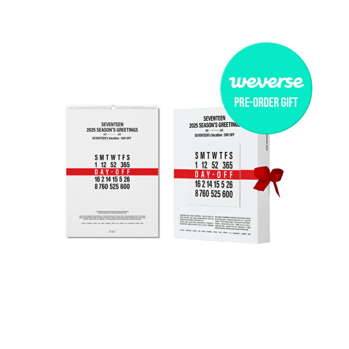楽天市場】【WEVERSE特典付】 SEVENTEEN 2025 Season 