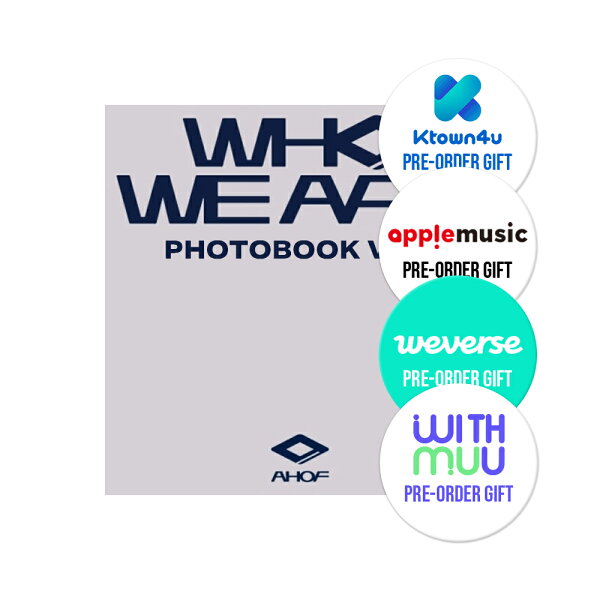 【ONLINE特典選択】 AHOF - WHO WE ARE / PHOTOBOOK  VER / 1ST MINI ALBUM / UNIVERSE LEAGUE / アルバム [25年7月中発売予定]