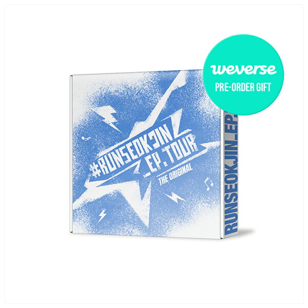 【WEVERSE特典選択】 JIN - #RUNSEOKJIN_EP.TOUR IN GOYANG THE ORIGINAL / DIGITAL CODE + FILM BOOK / BTS