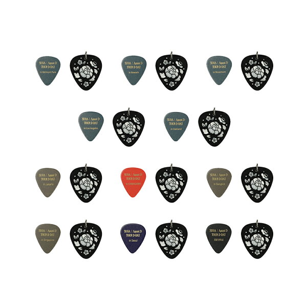 BTS SUGA Guitar Pick Set / Agust D D-DAY TOUR THE FINAL MD / 防彈少年團 / グッズ / HOT SALE