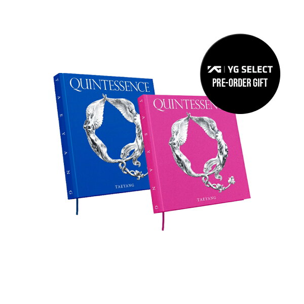 【YG特典選択】 BIGBANG TAEYANG - QUINTESSENCE / PHOTOBOOK VER / アルバム2種 / BLUE / PINK