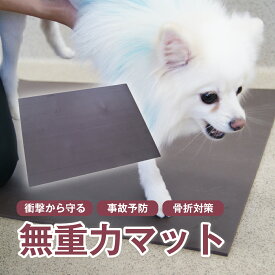 足を衝撃から守る「無重力マット」　骨折対策　事故予防　動物病院採用品　介護　老犬　シニア犬