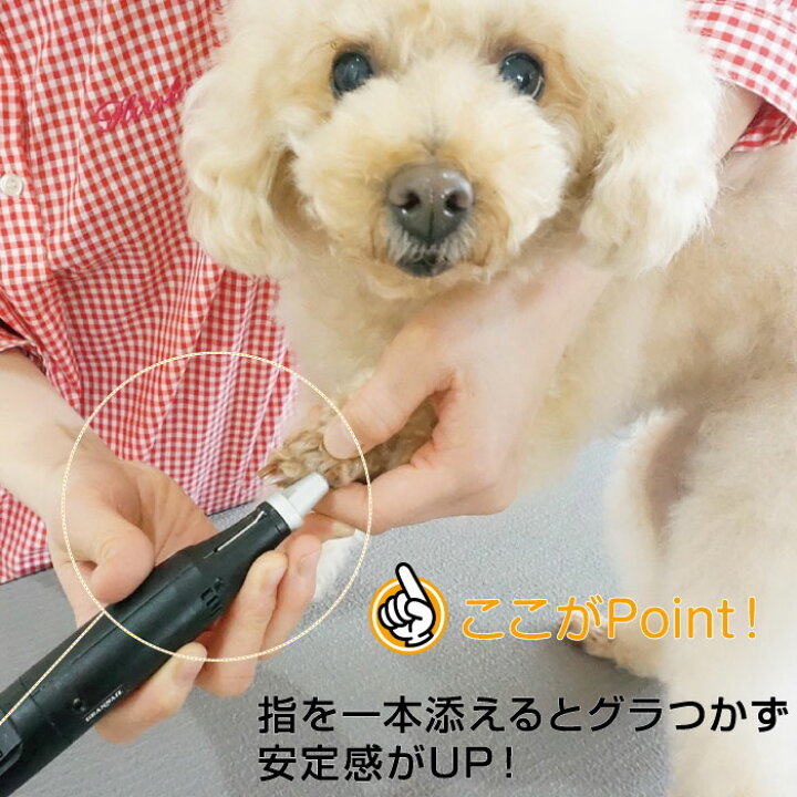楽天市場】グランネイル ペット用 電動 爪やすり GN-1100 犬用 