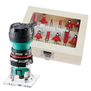 stax tools g}[[Nrbg 6mm 12{ + RYOBI (Z) dqg}[ TRE-60V (2_Zbg) ؍H Ƌ  DIY/trimmer work bit/TRIMMER WORK BIT