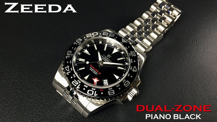 楽天市場】ZEEDA ジーダ DUAL-ZONE デュアルゾーン 自動巻き 腕時計 DU 