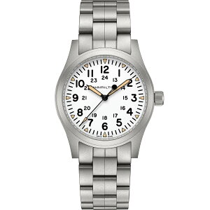 �n�~���g�� HAMILTON Khaki Field �J�[�L �t�B�[���h ���J �����Y �u���X �z���C�g 42mm H69529113�yH-50�z