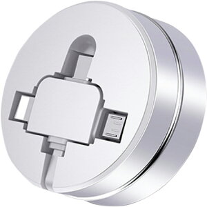 iPhone [d P[u USBP[u [3in1] microUSB Type-C P[u 1m 莮  XbL[ RpNg tbgP[u ő2.1Ao iPhoneX/Xs/XsMax/XR/8/8Plus/7/7sPlus/6/6sPlus/5/5s/SE Galaxy Xperia Androi