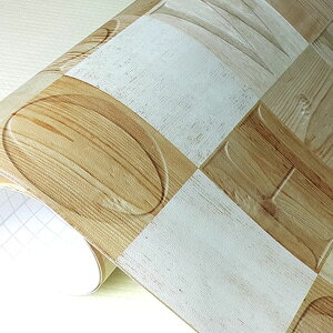 壁紙 シール タイル 【 大き目タイルデザインの壁紙シール 】【 お得な壁紙6mセット 】 壁紙 タイル はがせる シール のり付き 壁用 クロス リメイクシート ウォールステッカー アクセントク