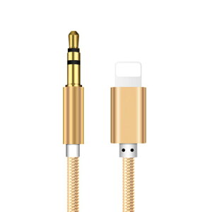 iPhone AUX P[u X}z fɂ 3.5mm XeI ~jvO iPad iPod I[fBI 1.0m bL[q iCbV OXs[J[ yĐ p\R iPhoneX/Xs/XsMax/XR/8/8Plus/7/7sPlus/6/