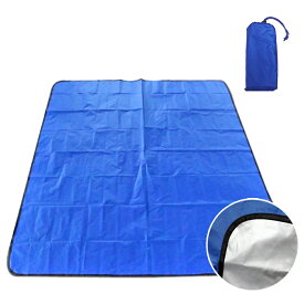 レジャーシート 防水 超軽量 薄型 170cm×150cm 5〜6人用 折りたたみ アルミ シート コンパクト お花見 運動会 防災 レジャー キャンプ 遠足 y5
