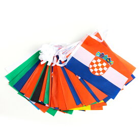 万国旗 50ヶ国 約15m ワールドフラッグ フラッグガーランド 世界の国旗 ポリエステル 運動会 体育祭 文化祭 応援グッズ 飾り ディスプレイ 運動会用品 ペナント 会場設営 世界国旗 ハロウィン クリスマス お正月 カウントダウン お祭り y5