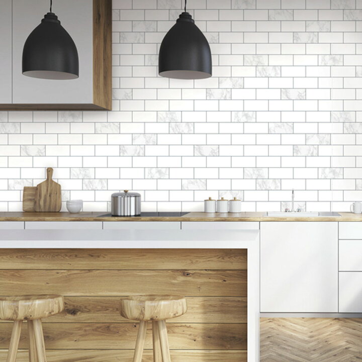 楽天市場 壁紙 シール タイル タイル柄の貼ってはがせる壁紙シール 1m単位 レンガ 壁用 ブリックレンガ のり付き 壁用 リメイクシート ウォールステッカー アクセントクロス カッティングシート Diy リフォーム 輸入壁紙 アンティークレンガ ヴィンテージ ケイ